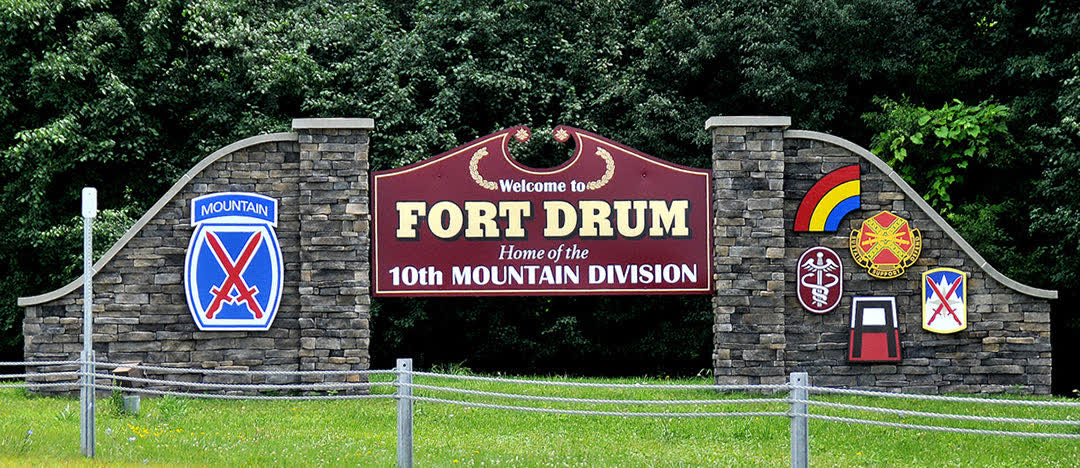 Fort Drum main gate