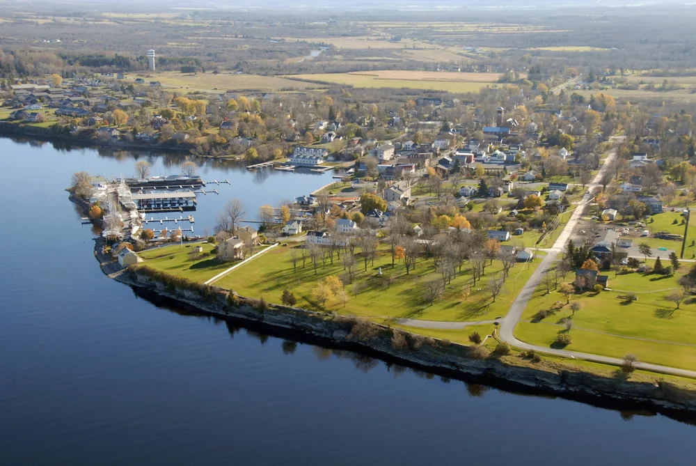 Sackets Harbor on Lake Ontario